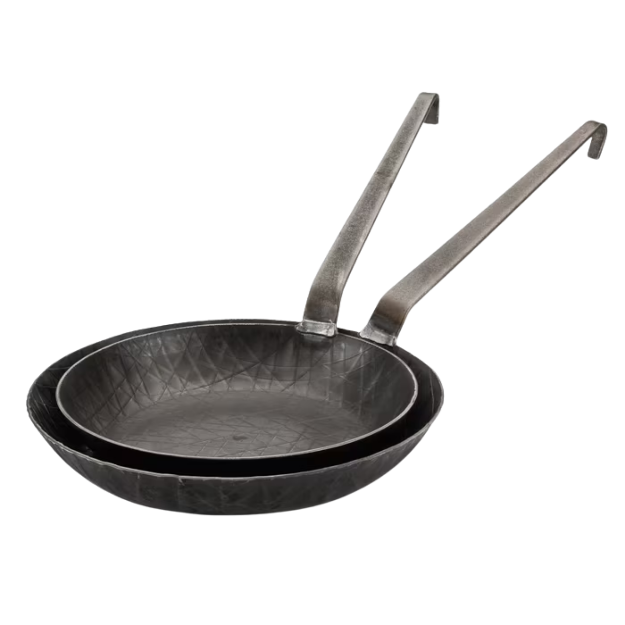 Turk Wrought Iron Frying Pan With High Rim