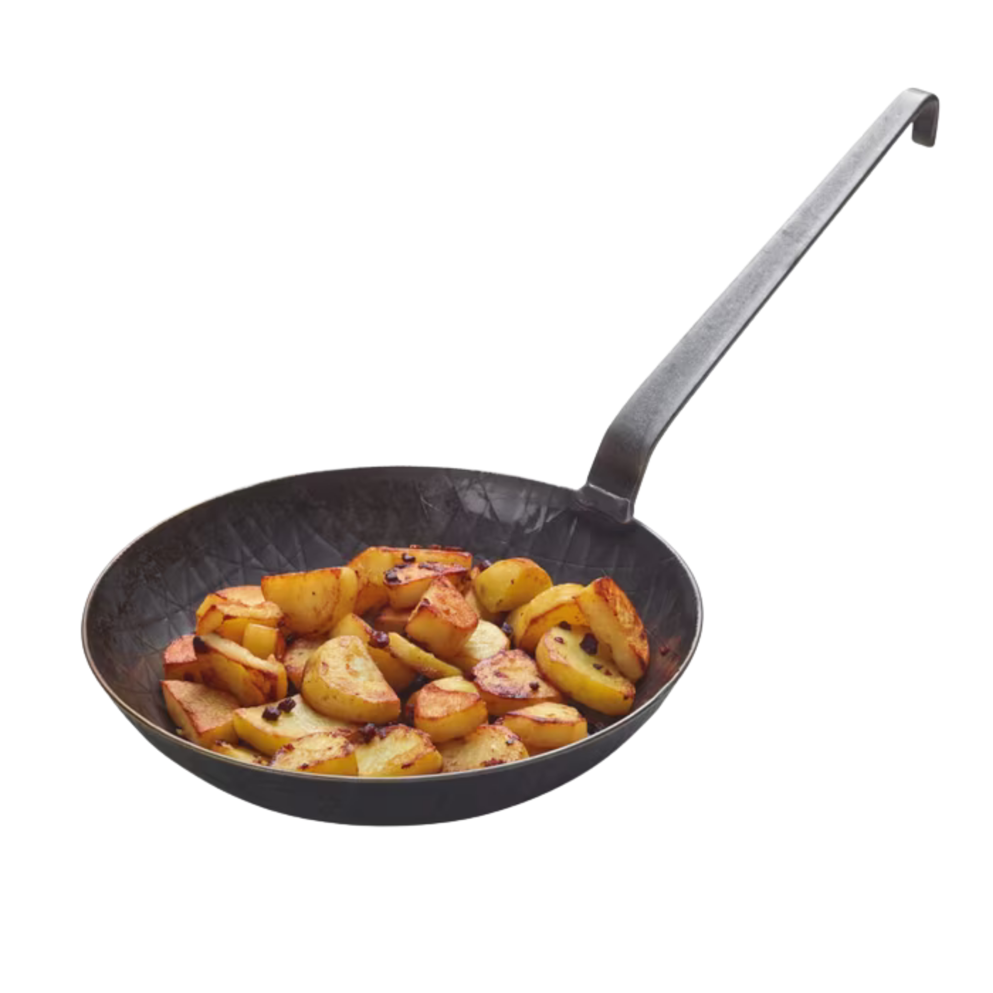 Turk Wrought Iron Frying Pan With High Rim
