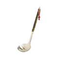 Stainless Ladle With Akebi Handle Small