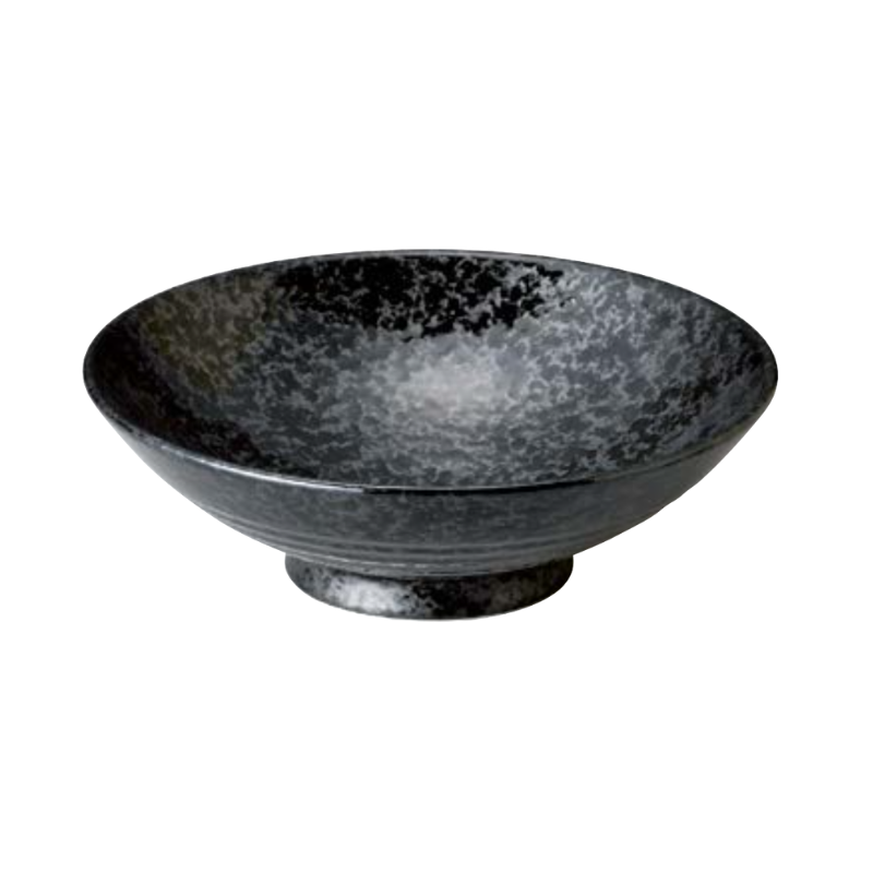 Ginsai Kuro Moribachi Bowl