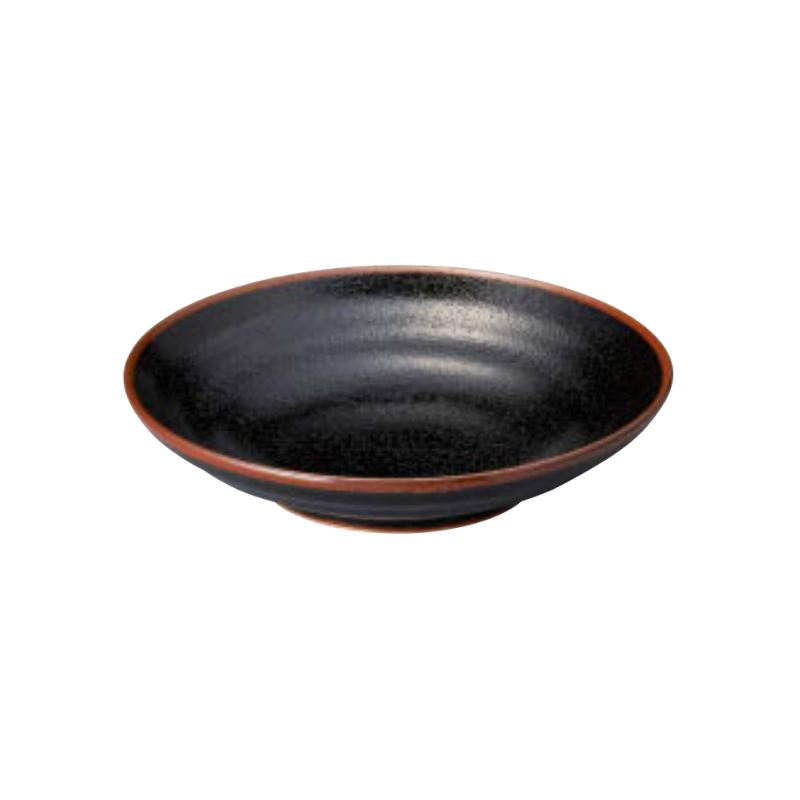 Yuzu Tenmoku Deep Plate E