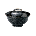 Kuro Shinju Donburi Bowl with Lid
