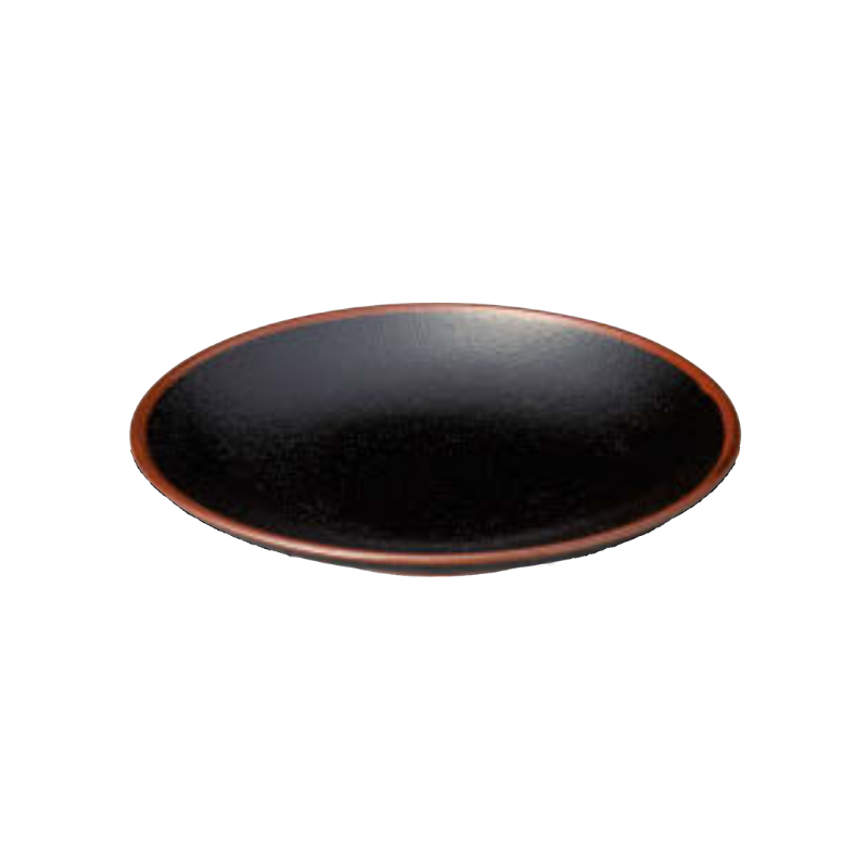 Yuzu Tenmoku Plate E