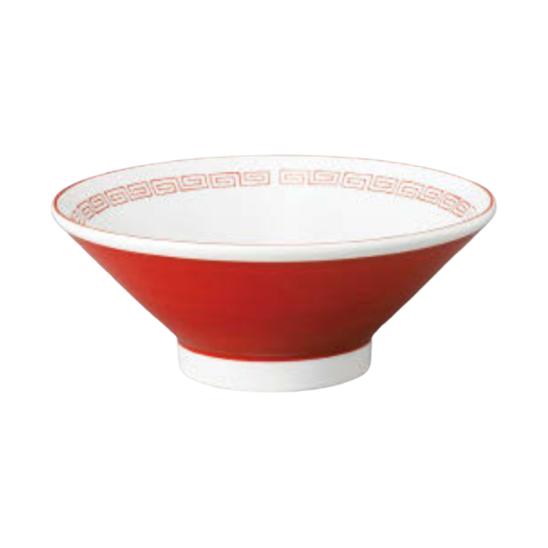 Kaminarimon Red Maki Kiritate Takahama Ramen Bowl