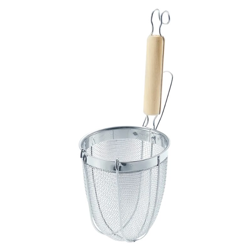 Tebo Noodle Strainer With Round Wooden Handle