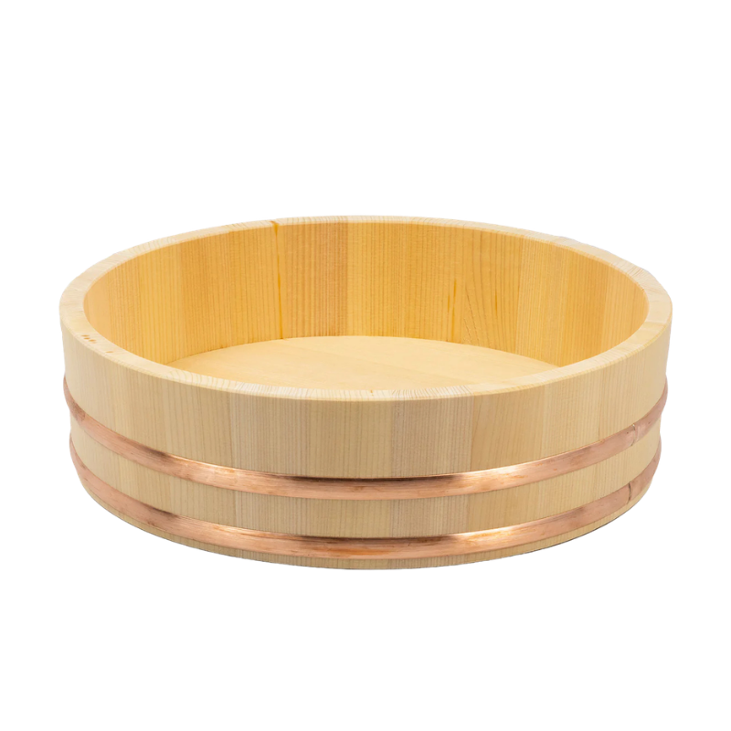 Cypress Wood Hangiri Rice Mixing Tub
