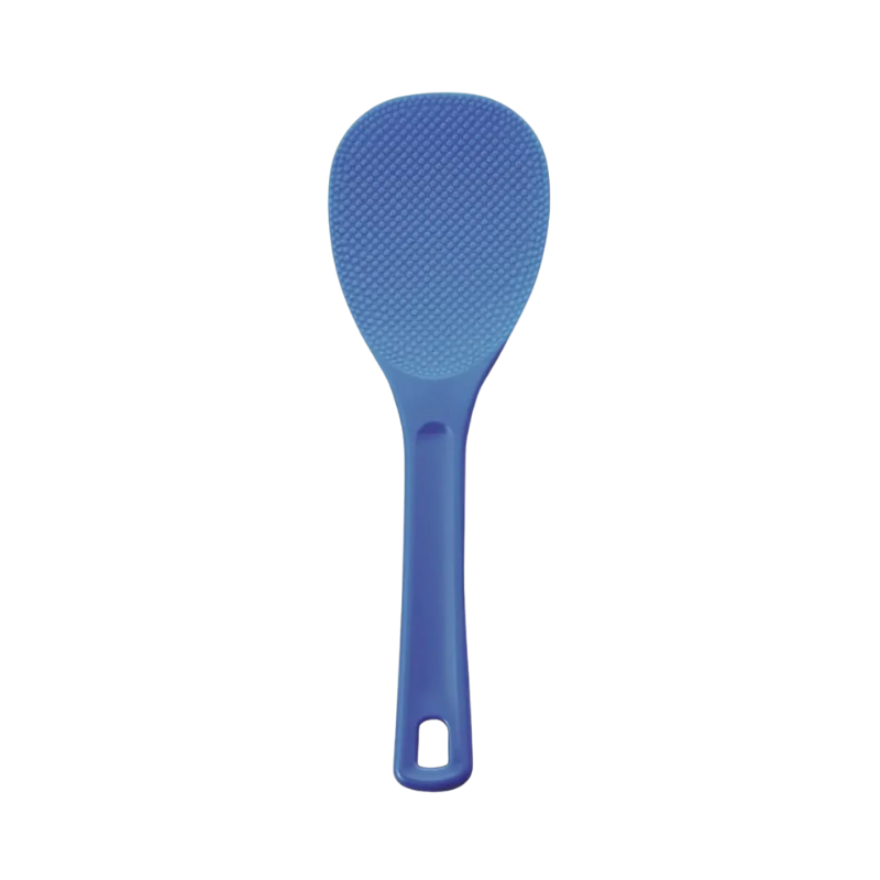 PP Resin Shamoji Rice Spatula Blue