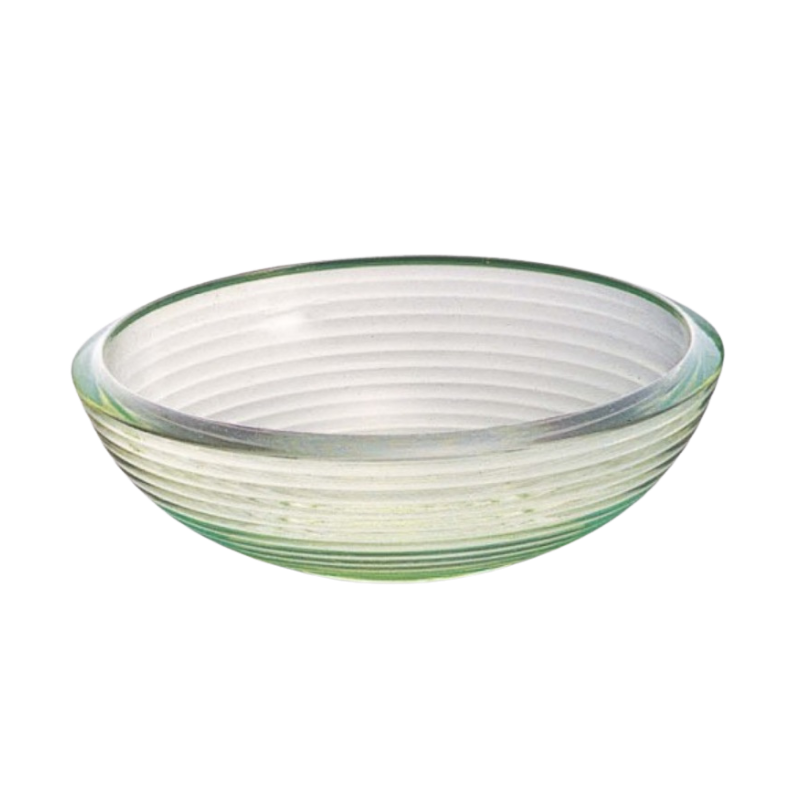 Acrylic Shiny Iron Bowl Green