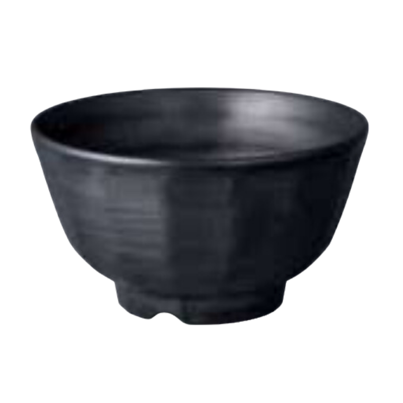 Melamine Kiwami Donburi Bowl Black