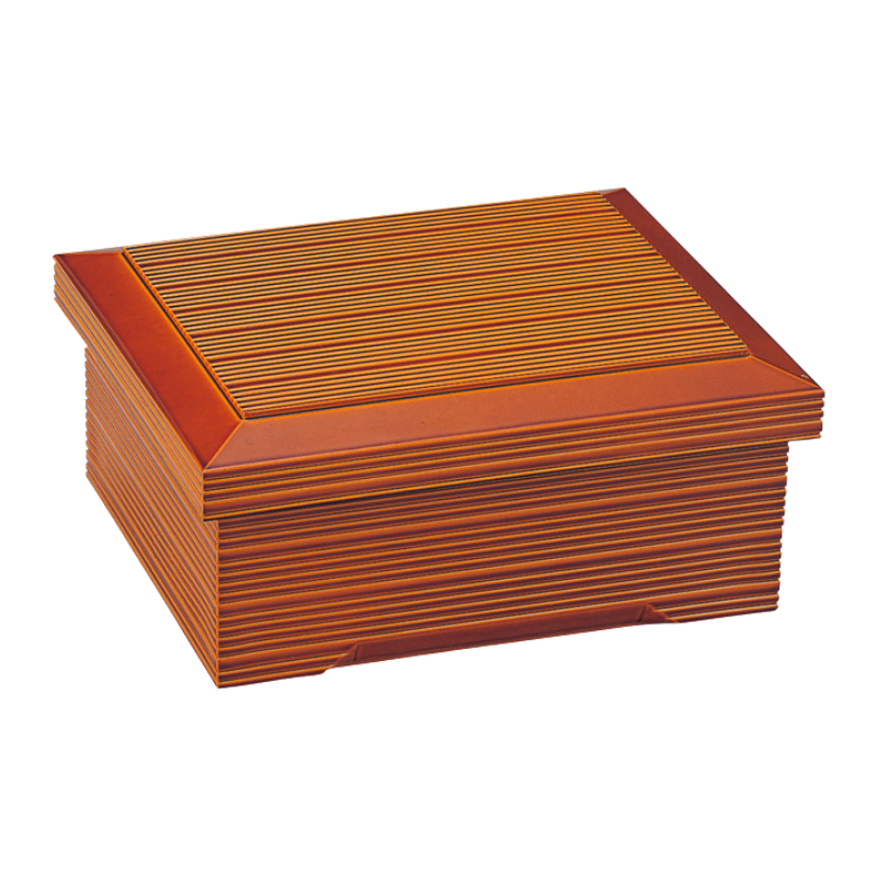 ABS Resin Donju Jubako Box Brown