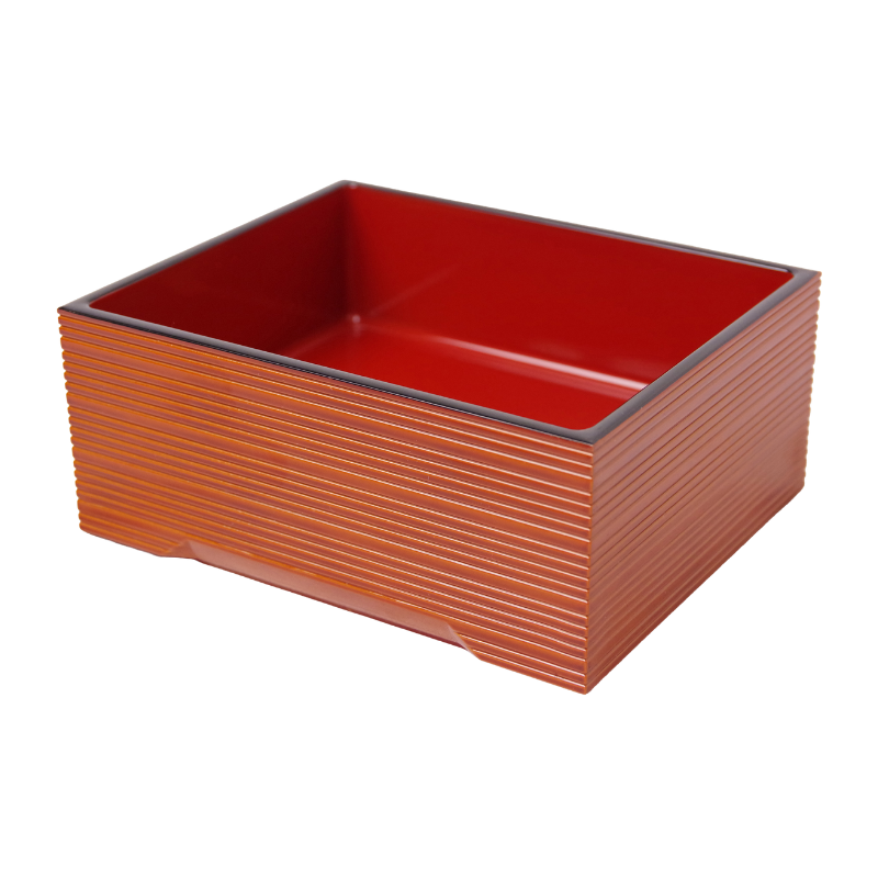 ABS Resin Donju Jubako Box Brown
