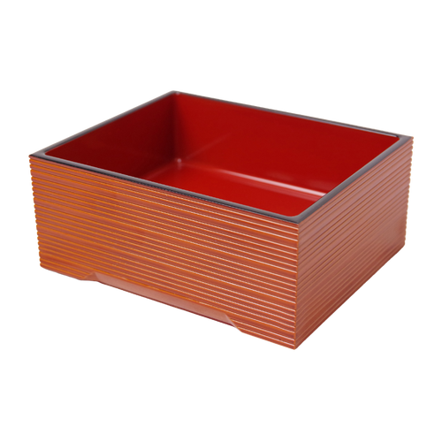 ABS Resin Donju Jubako Box Brown