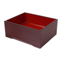 ABS Resin Donju Jubako Box Dark Brown