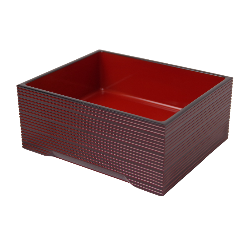 ABS Resin Donju Jubako Box Dark Brown