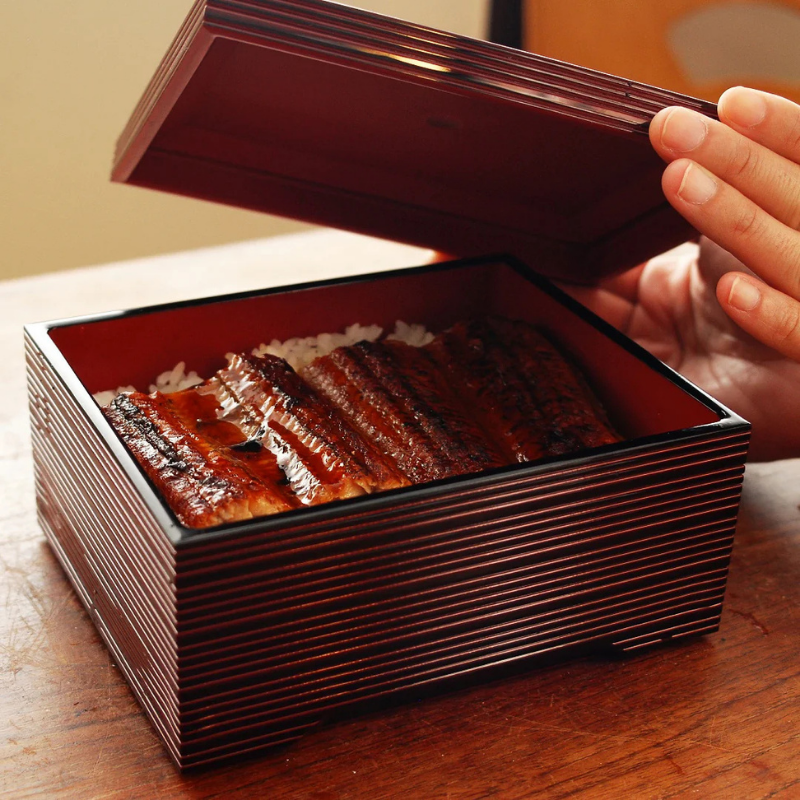 ABS Resin Donju Jubako Box Dark Brown