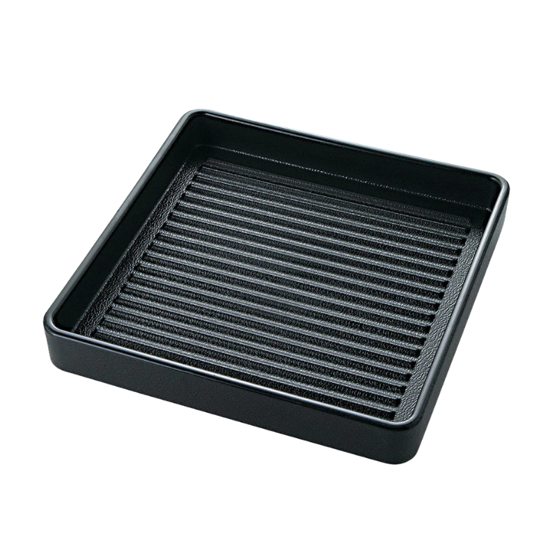 ABS Resin Meat Plate Black
