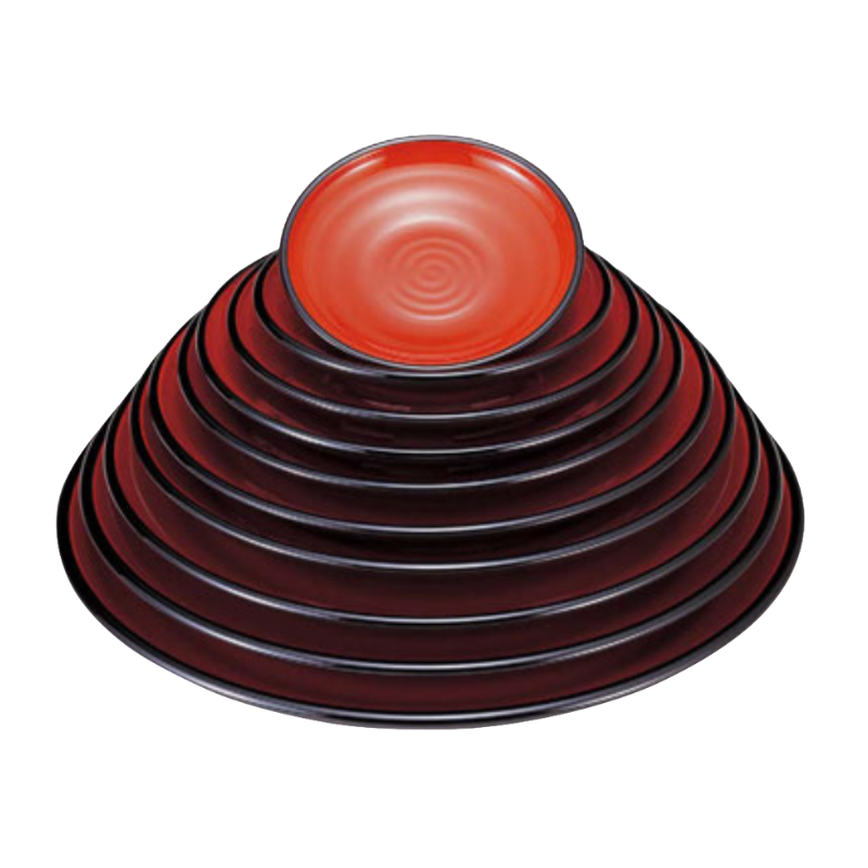 ABS Resin Nishikimori Plate Black Red