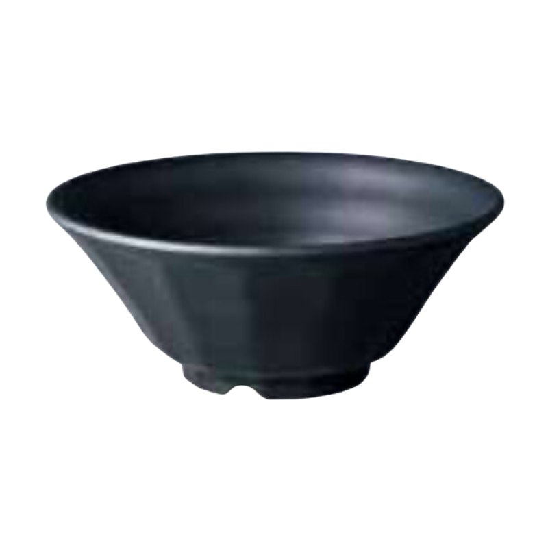 Melamine Kiwami Ramen Bowl Black