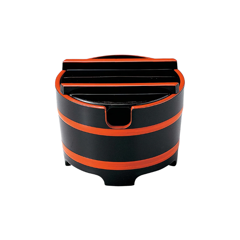 ABS Resin Tub Sushi Gari Container Black