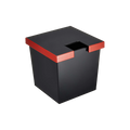 ABS Resin Sushi Gari Container Black