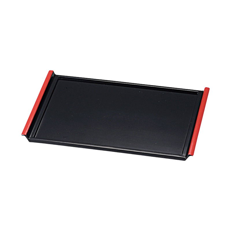 ABS Resin Condiment Tray Black Red
