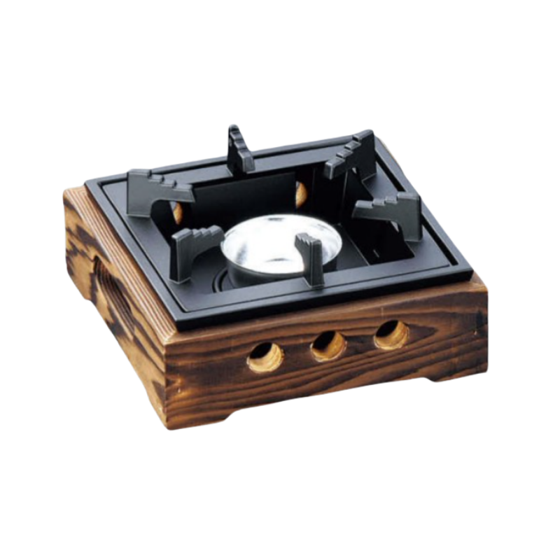 Wooden Folk Art Stove Cedar